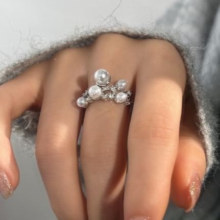 Ring Pearl Faux