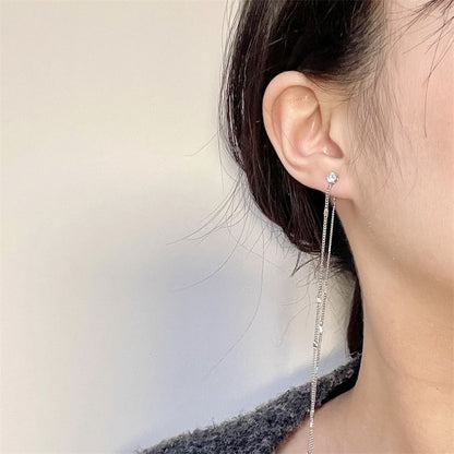 Threader Earring Rhinestone