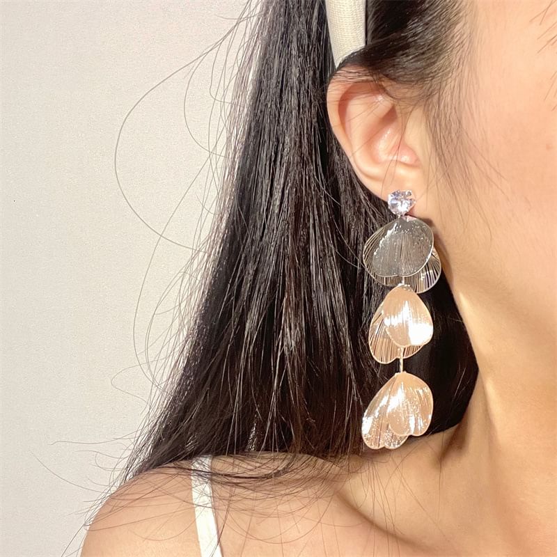 Earring Metallic Drop