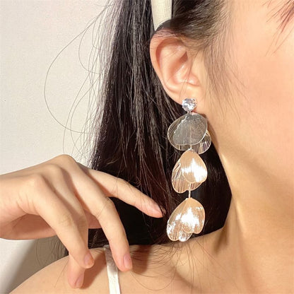 Earring Metallic Drop