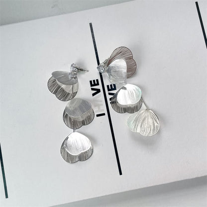 Earring Metallic Drop
