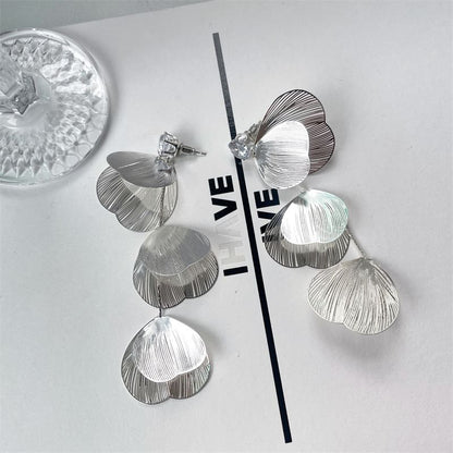 Earring Metallic Drop