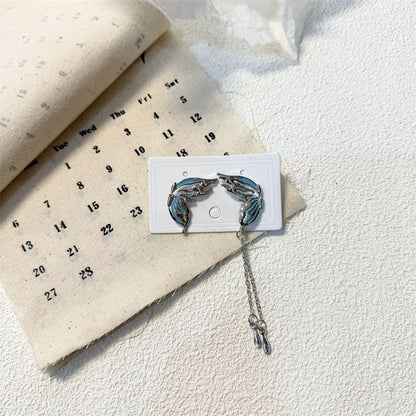 / Choker Butterfly Earring Ring Drop