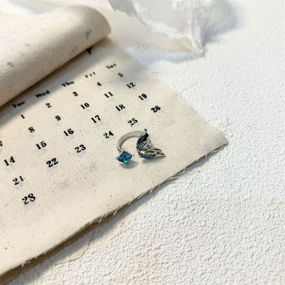 / Choker Butterfly Earring Ring Drop