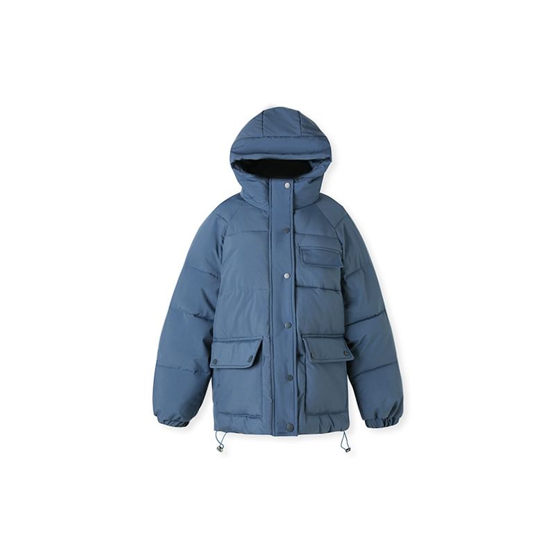 High Neck Zip-Up Puffer Jacket