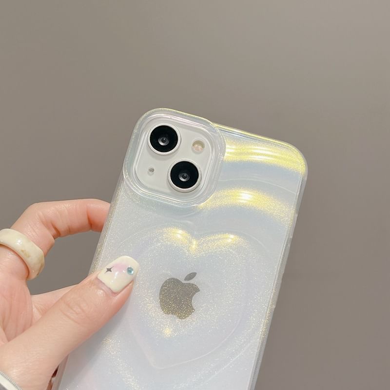 Heart Holographic Phone Case