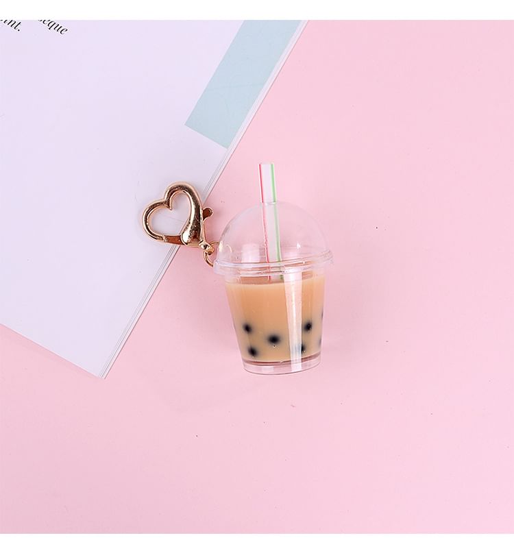 Bubble Tea Resin Keyring