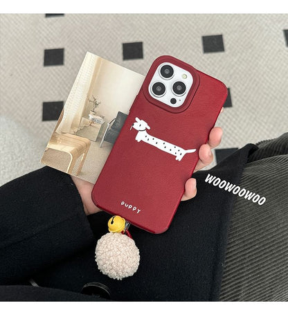 Case Phone Bell Dog Pom