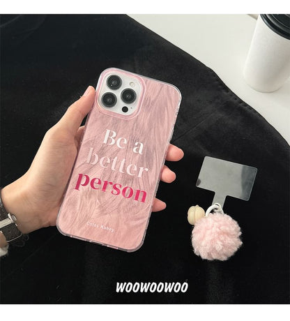 Pom Lettering Bell Phone Case
