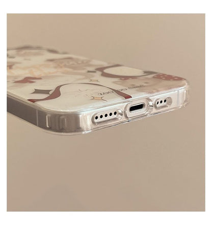 Pom Ribbon Phone Animal Bell Case