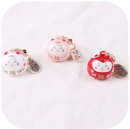 Lucky Cat Keychain