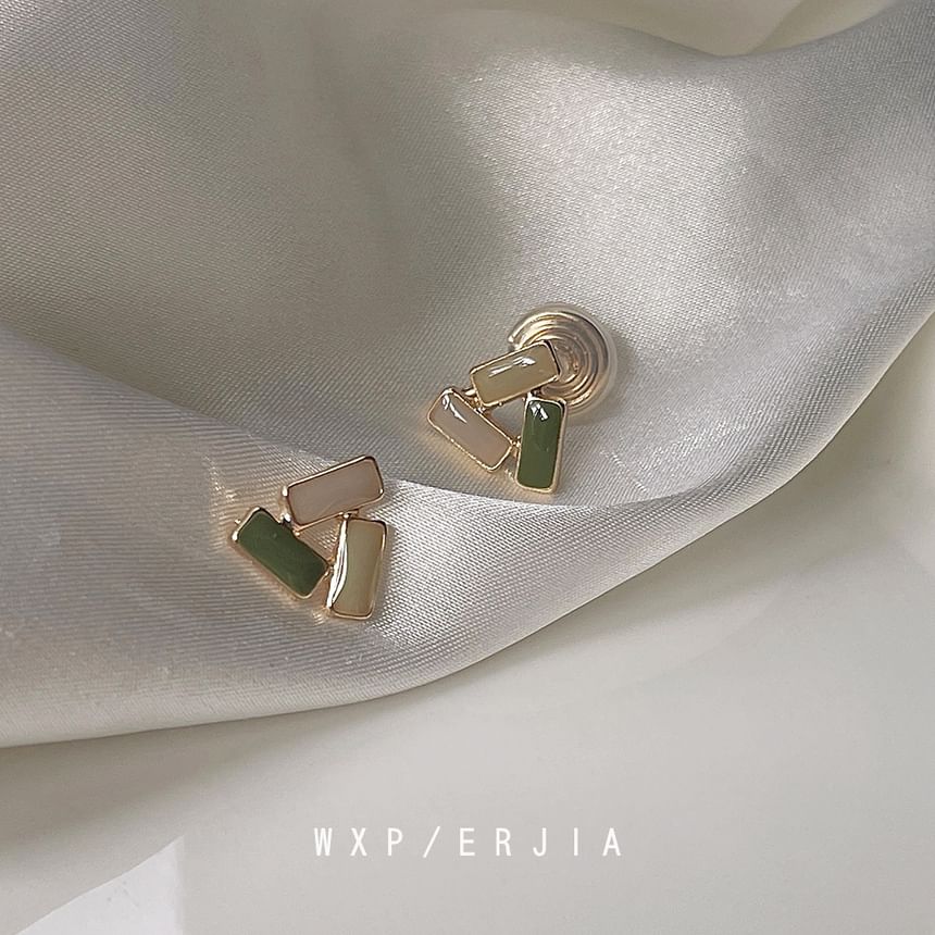 Glaze Geometric Earring Clip-On