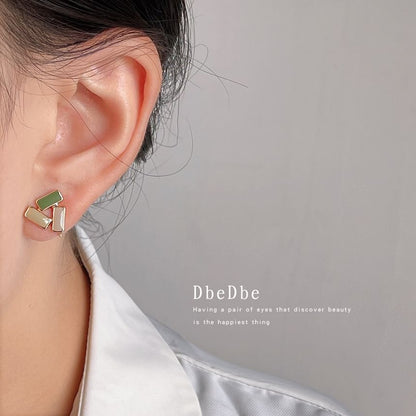 Glaze Geometric Earring Clip-On