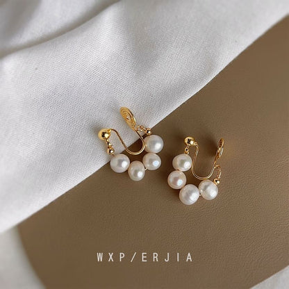 Clip-On Earring Pearl Faux