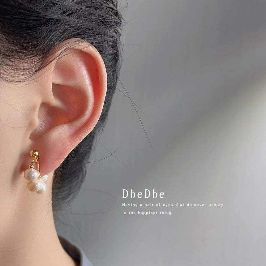 Clip-On Earring Pearl Faux