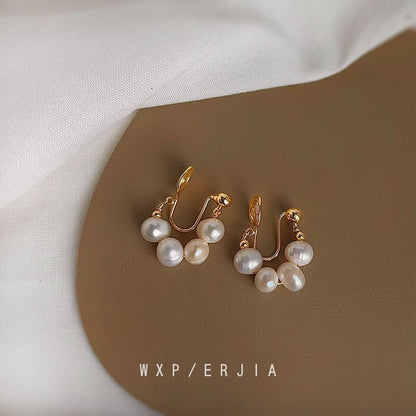 Clip-On Earring Pearl Faux