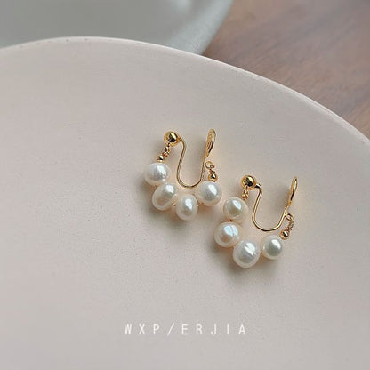 Clip-On Earring Pearl Faux