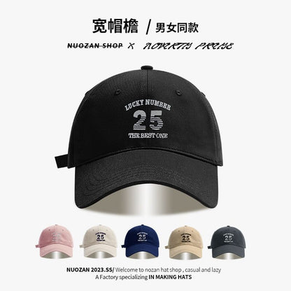 Cap Number Embroidered Baseball