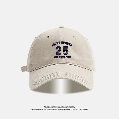 Cap Number Embroidered Baseball