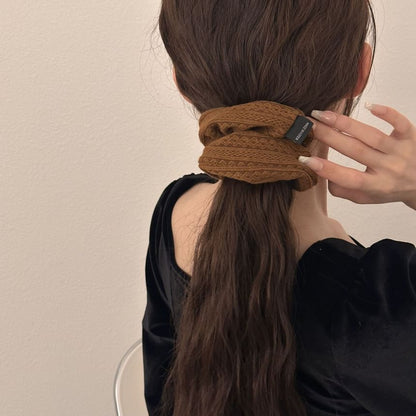 Knitted Fabric Scrunchie