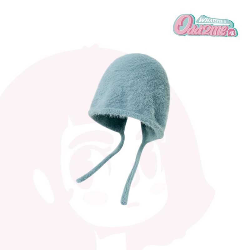 Knit Hat Plain Cloche