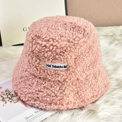 Fleece Hat Lettering Bucket