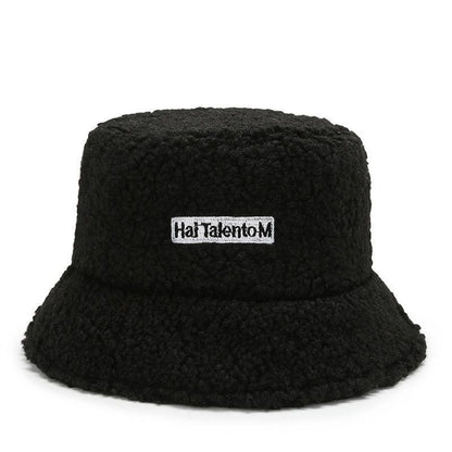 Fleece Hat Lettering Bucket