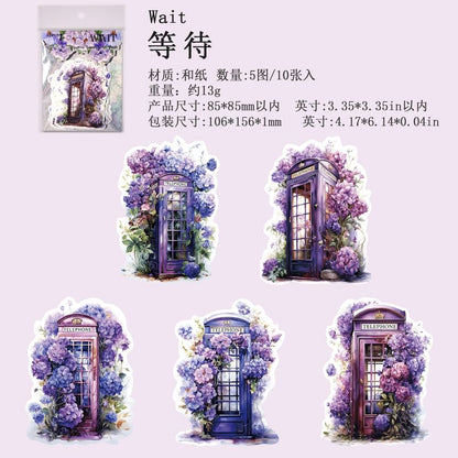 Telephone Booth Sticker