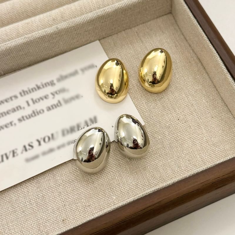 Thick Alloy Earring Drop