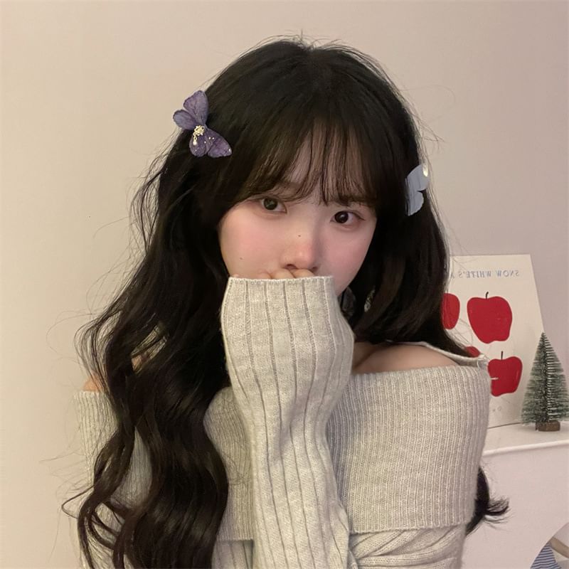 Butterfly Hair Plastic Clip