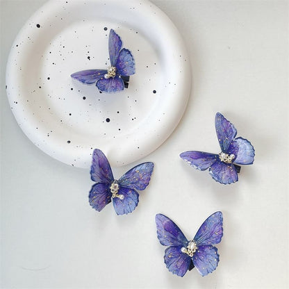 Butterfly Hair Plastic Clip