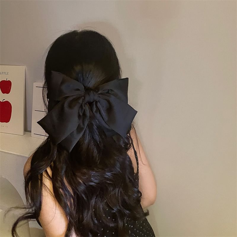 Plain Bow Hair Clip