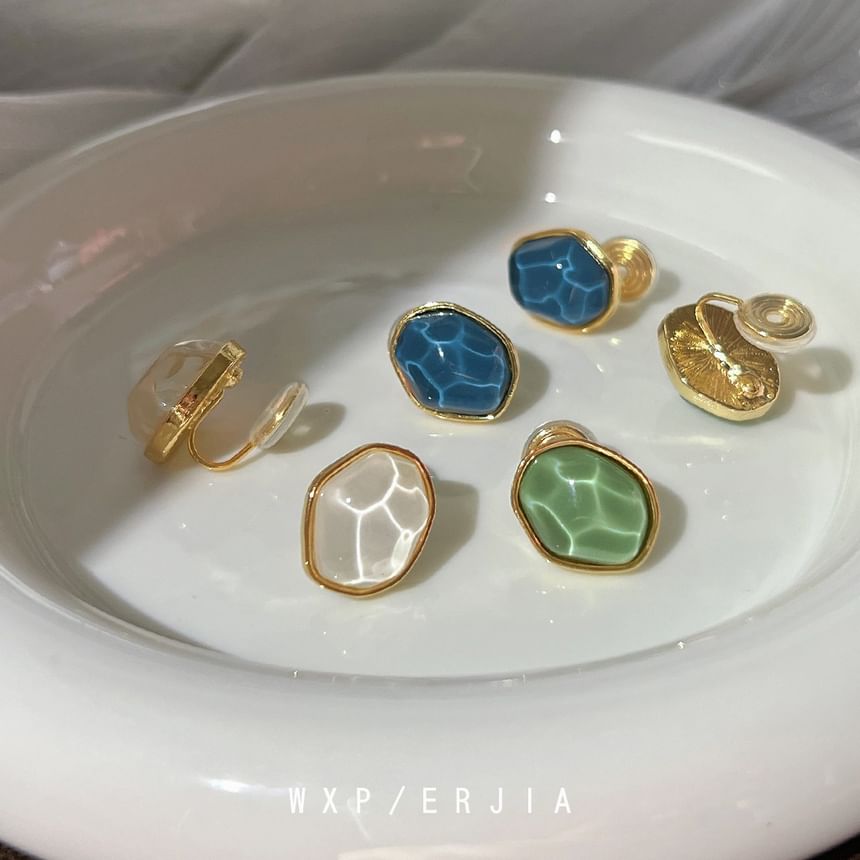 Cuff Gemstone Ear Faux Irregular Alloy