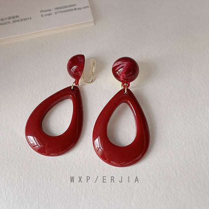 Drop Earring Acrylic Droplet