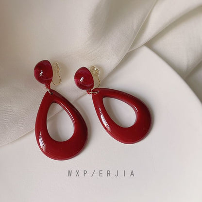 Drop Earring Acrylic Droplet