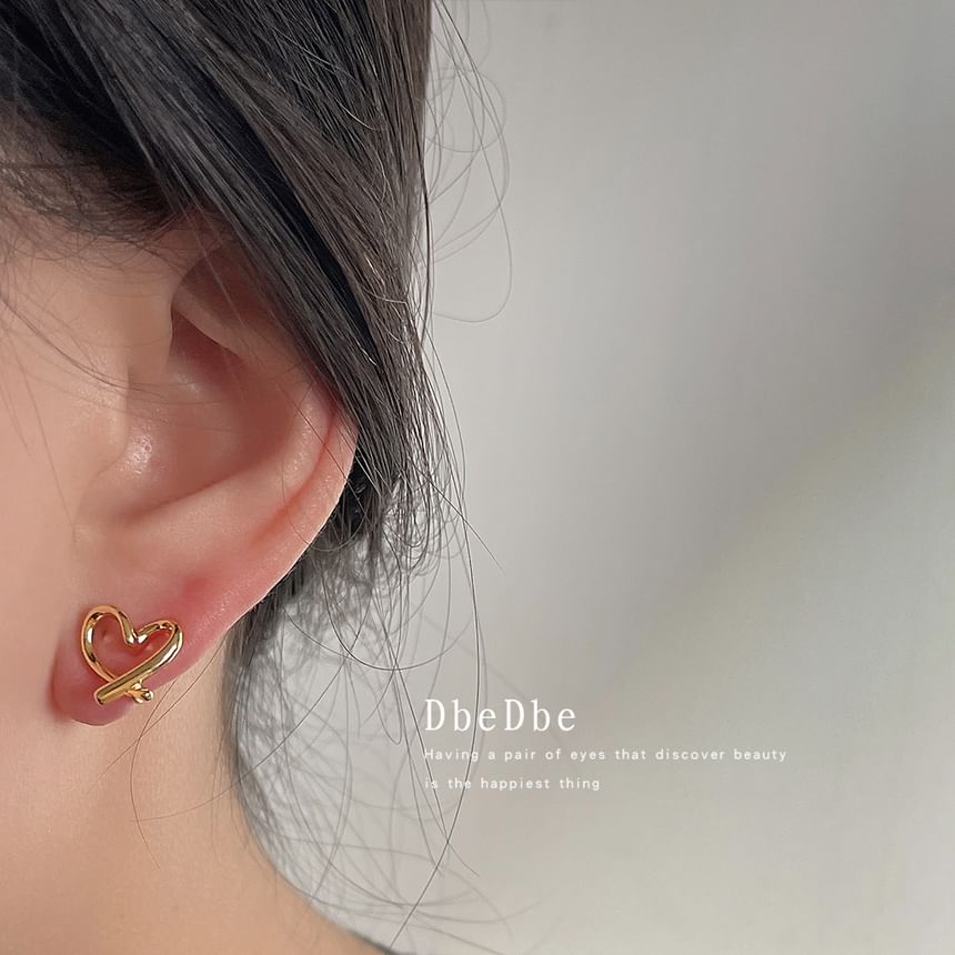 Alloy Ear Heart Cuff