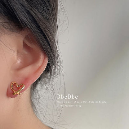 Alloy Ear Heart Cuff