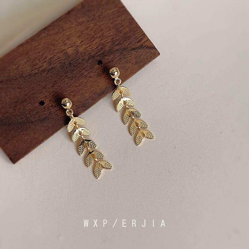 Dangle Leaf Alloy Earring
