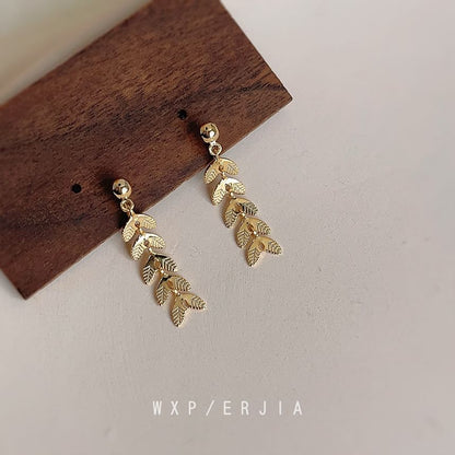 Dangle Leaf Alloy Earring