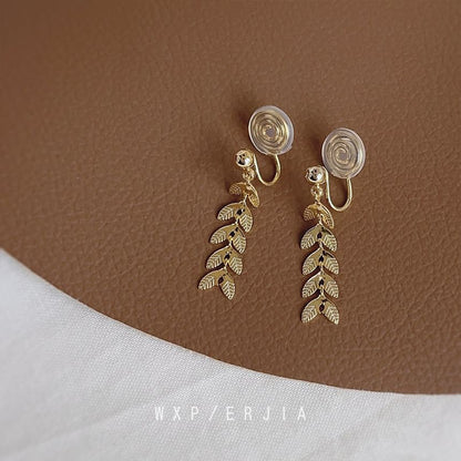 Dangle Leaf Alloy Earring