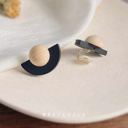 Cuff Ear Geometric Wooden