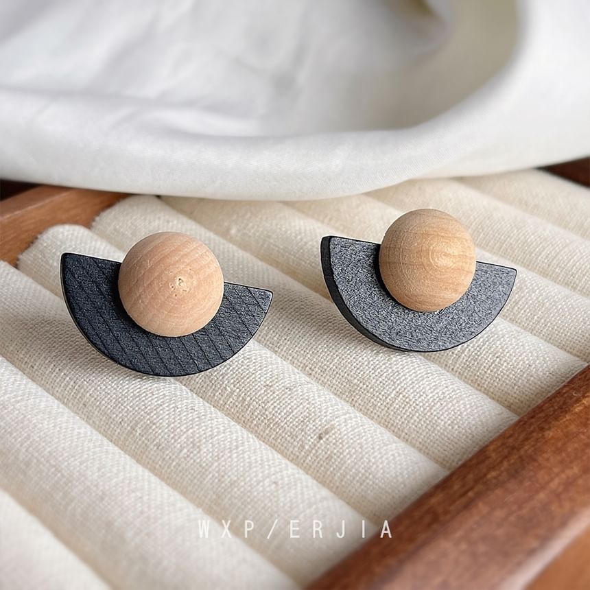 Cuff Ear Geometric Wooden