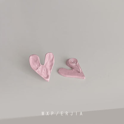 Heart Ear Cuff Alloy Irregular