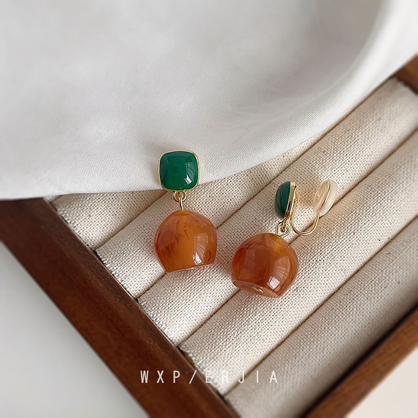 Drop Earring Resin Alloy
