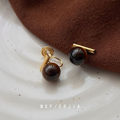 Faux Cuff Ear Bead Alloy Gemstone