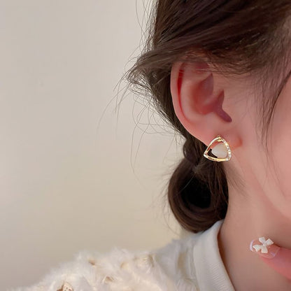 Earring Faux / Gemstone Stud Drop