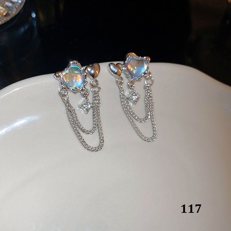 Designs) (Various Earring Tone Silver