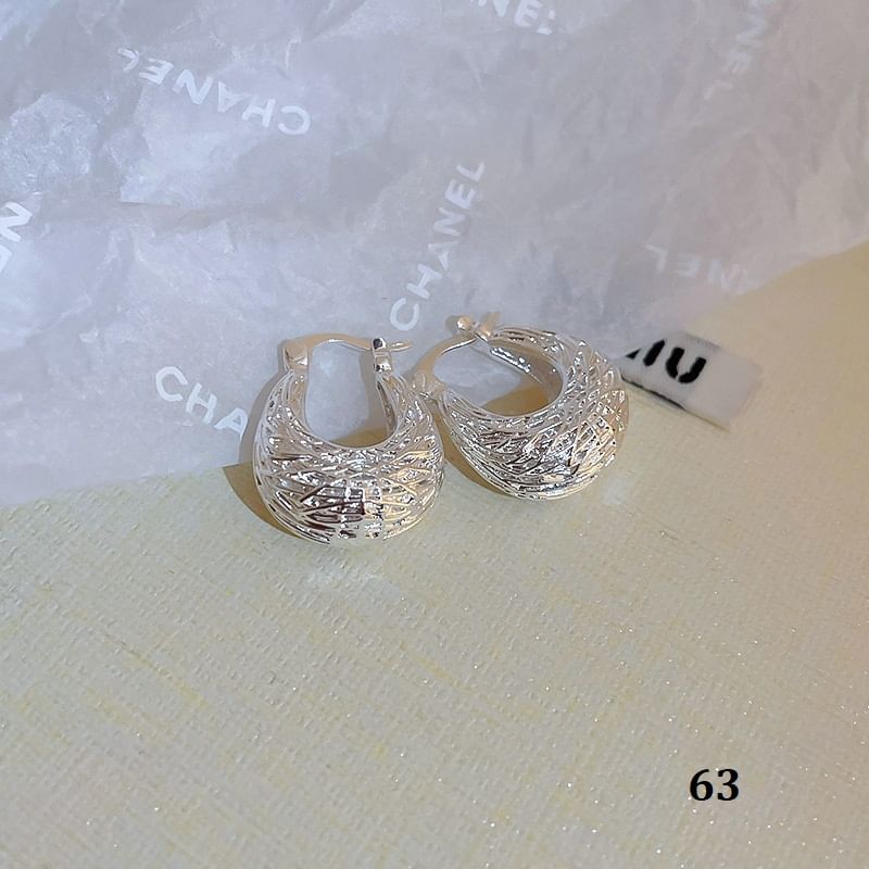 Designs) Tone Silver (Various Earring