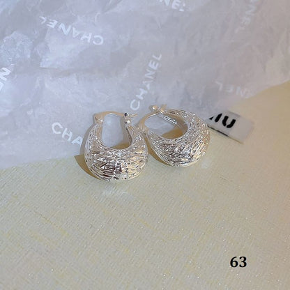Designs) Tone Silver (Various Earring