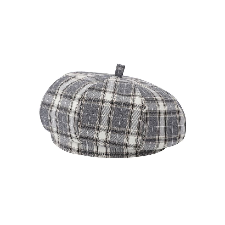 Plaid Beret